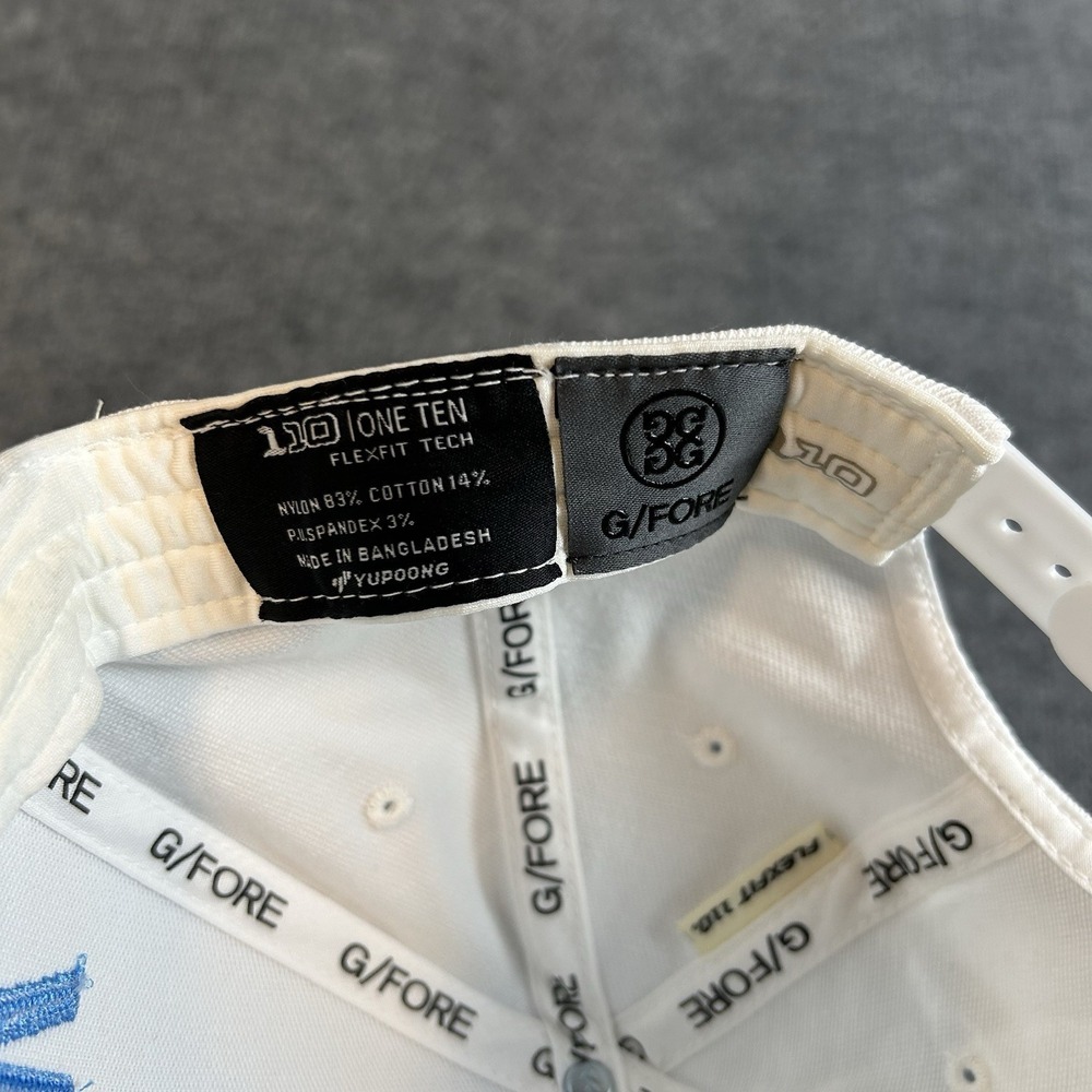 G/FORE Snapback Trucker Cap White One Size Adjustable Mesh Back Hawk Tuah - Picture 9 of 10